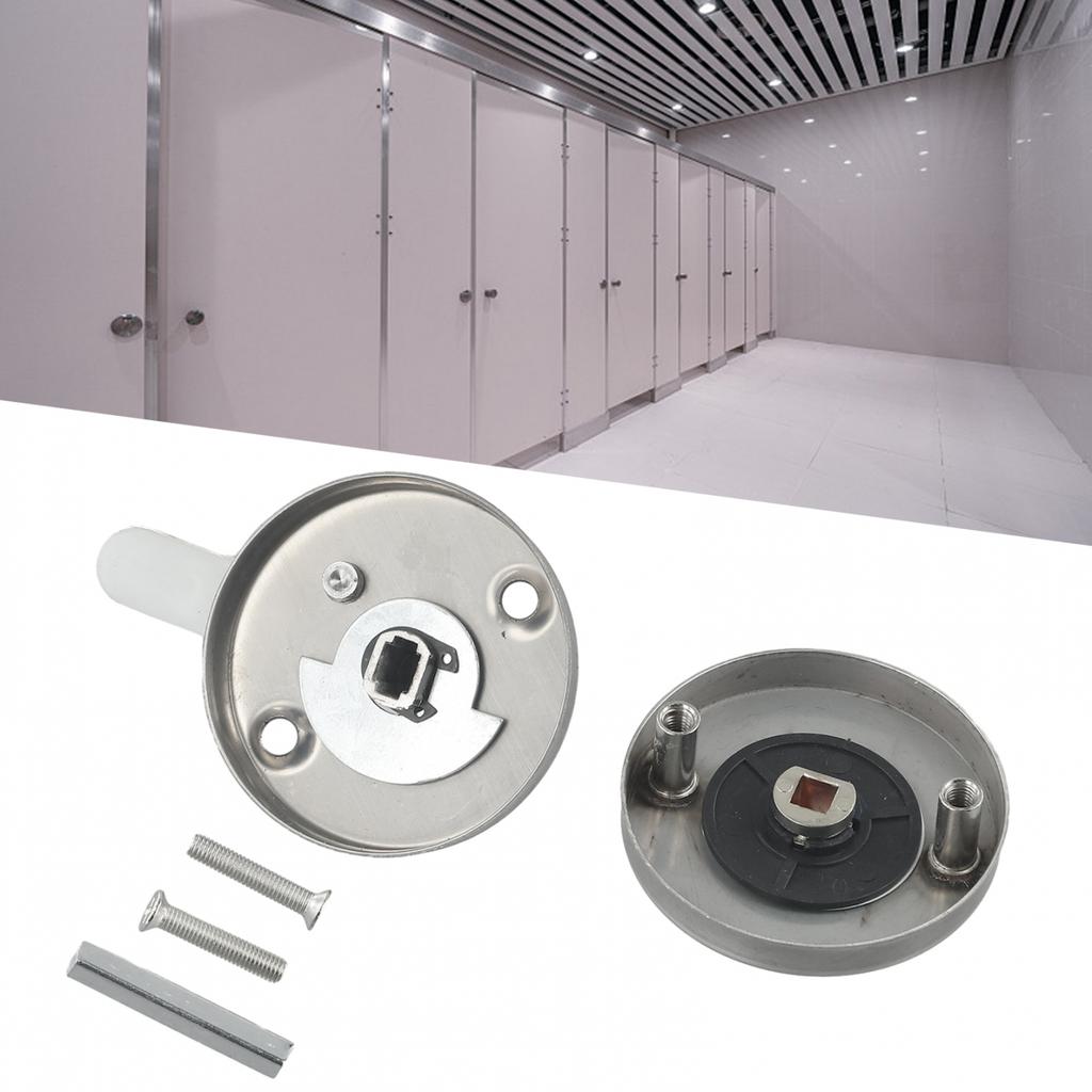 WC Door Lock Stainless Steel Bathroom Door Engaged Hardware Indicator Restroom