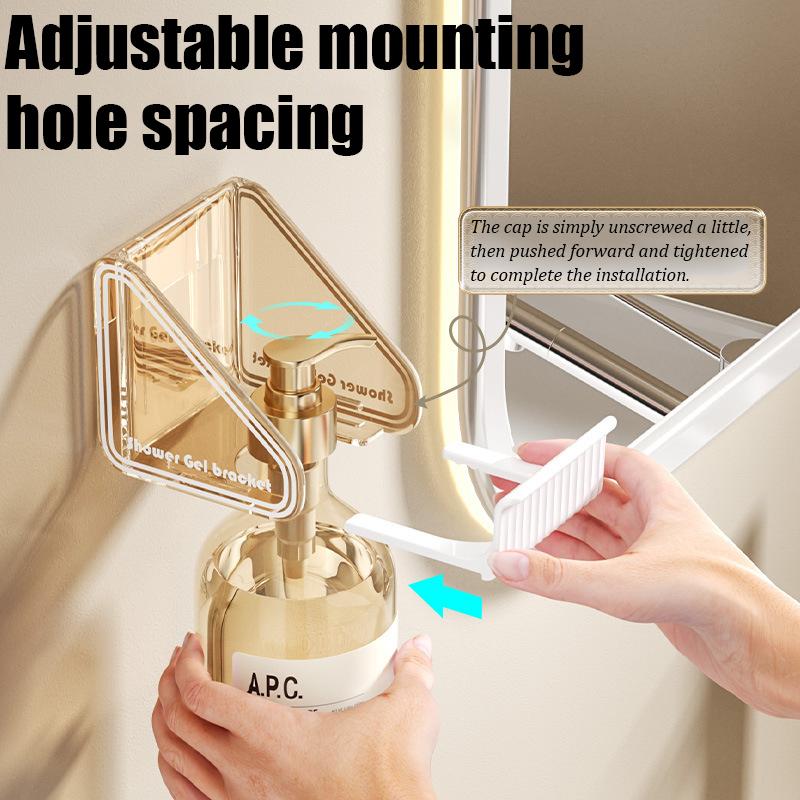 Raft pentru gel de duș pentru baie, șampon, fără perforare