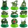 Style Honeycomb Military Tabletop Decor For Kids Party Venue Decorations Event