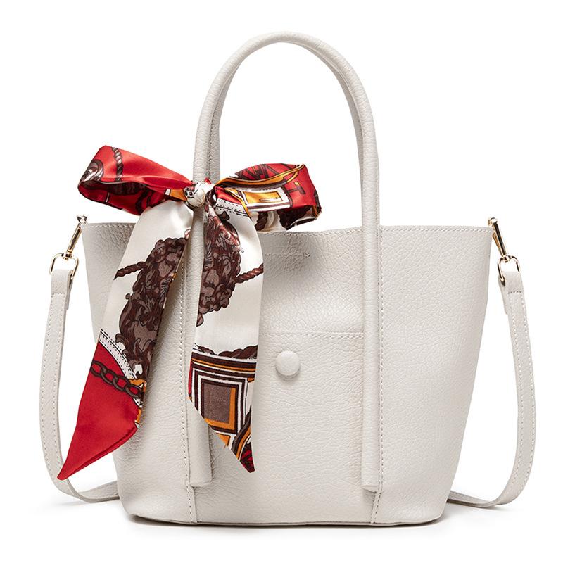 Unterarmtasche Damen Seidenschal Mode Vielseitige Große Kapazität Lässige Tragetasche Weiches Leder Damen Pendler Umhängetasche