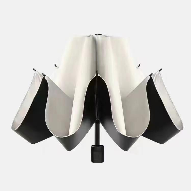 Automatic UV Protection Umbrella: Enlarged, Thickened, Reinforced, Sunny & Rainy Dual-Use for Students, Women, and Men