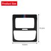 Carbon Fiber Car Rear Exhaust Air Outlet Vent Trim Cover Car Styling For BMW X3 X4 G01 G02 G08 2018-2022 Interior 