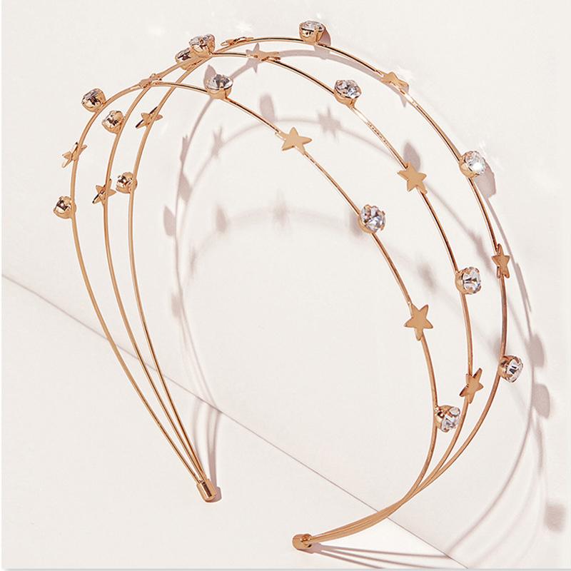 Lystrfac Korean Cute Cherry Alloy Pearl Headband for Women Girls Strawberry Flower Hairband Thin Hair Hoop Hair Accessories