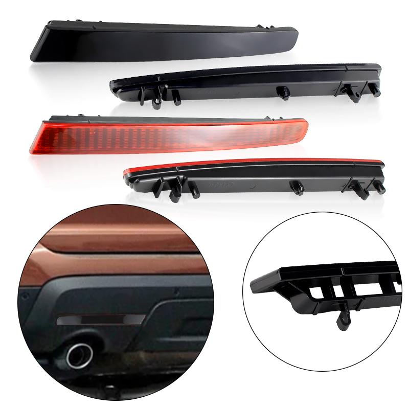 2pcs Rear Bumper Reflector Only Shells No Bulb For Ford Explorer 2011-2015 Rear Bumper Light Housing Tail Lamp Cover BB5Z15A449C