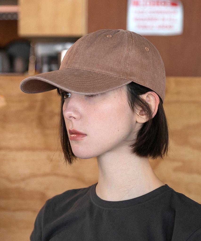 Chaebteo Standard Pigment Ball Cap - Red Brown