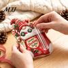 Decorative Money Hiding Ornament Gnome Christmas Cash Holder Ornament, Acrylic Hanging Pendant for Creative Gift Reveal Box Holiday Tree Decoration,