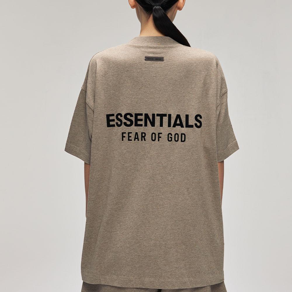 Fear of God Essentials Classic Fit T-Shirt Homestead Heather Men Tops Grey 125AS254191F