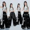 Trendy Girls' Jazz & Hip Hop Dance Crop Top Performance Costume