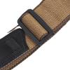 With Guitar Pick Bag Folk Electric Guitar Strap Pure Cotton Brown/black Bass Ukulele Belt Universal Leather