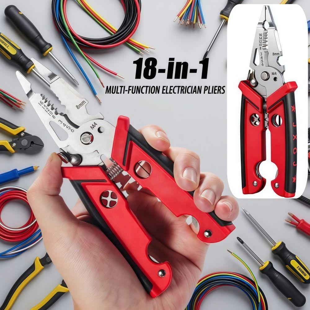 Wielofunkcyjne szczypce elektryczne Ręczne szczypce do rozdzielania Szczypce do zdejmowania izolacji Narzędzia elektryka