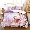 Anime Fate EXTRA Saber Nero Bedding Set Boys Girls Twin Queen Size Duvet Cover Pillowcase Bed Kids Adult Home Textile