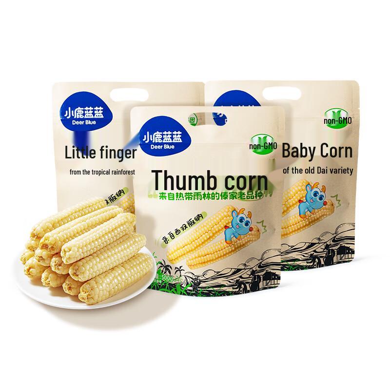 Deer Blue Children's Thumb Corn Snacks
