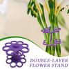 Flower Arrangement Tool Heavy Duty Stem Holder Detachable Bouquet Stem Organizer Multi-holes Plant Fixation Holder Flower Arranger Grid