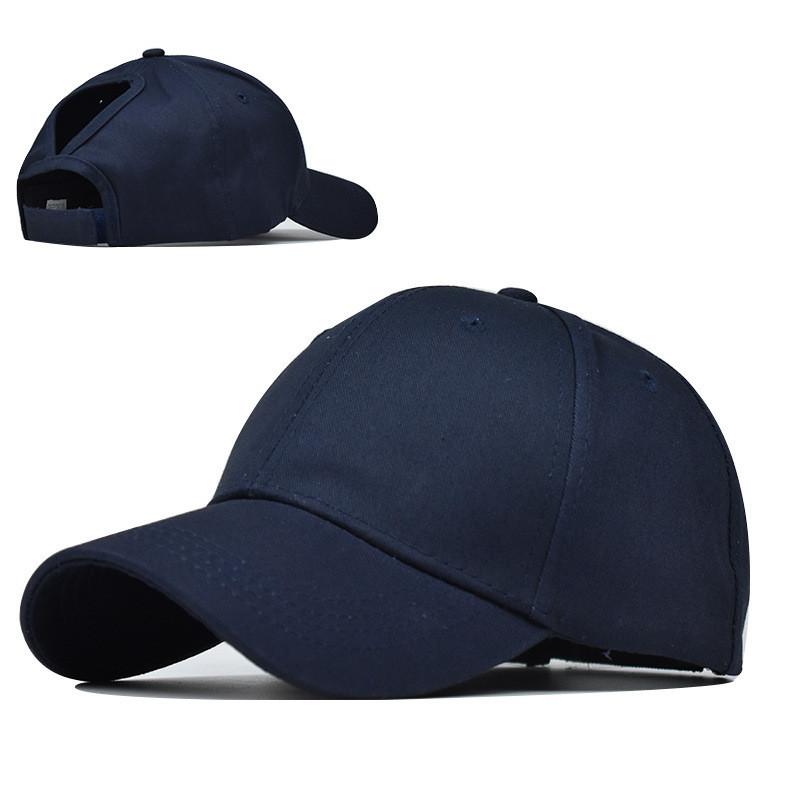 Rear Opening Cap Ponytail Cap Made Simple Pure Cotton Baseball Cap