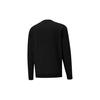 Puma Metallic Nights Crew Fleece-Lined Knit Sweater Men Sweatshirt Black 587141-01