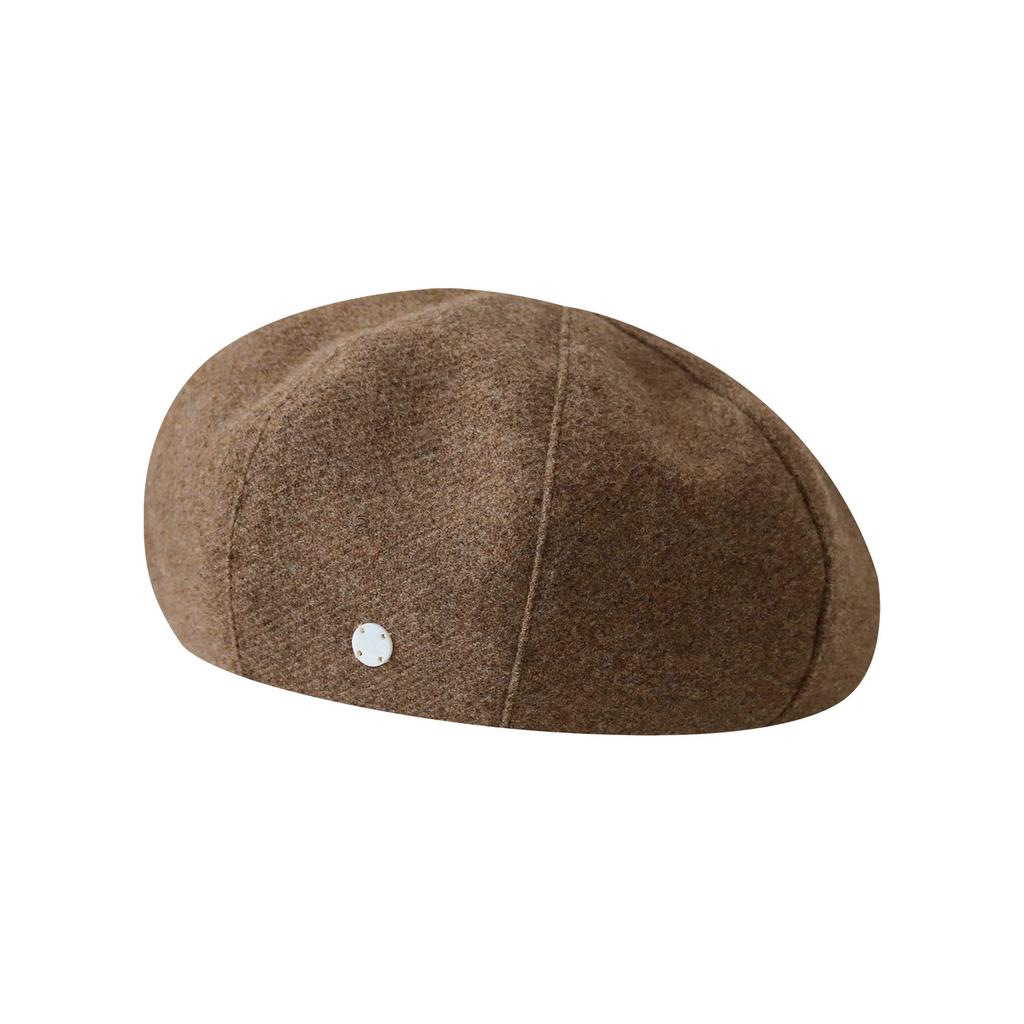 Korean Style Woolen Beret for Girls  Large Version To Show Face Versatile Pumpkin Hat Retro Literary and Artistic Temperament Painter Hat