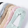 3 Pairs Women Ankle Socks Summer Fashion New Style Lace Flower Short Socks Antiskid Invisible Socks