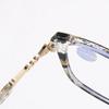 Leopard Patterned Reading Glasses Rectangular Anti Blue Light Metal Accessories Presbyopia Glasses Durable Hinge Reading Glasses