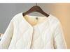 2025 New Cotton Padded Jacket: Short, Plush, Thick, Autumn/Winter Style for Petite and Plus Size Women
