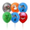 Miner Birthday Party Supplies Pixel Theme Include Cake Topper Banner Balloons