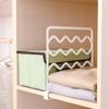 10Pack Adjustable Shelf Dividers Plastic Closet Organizer for Wardrobe Cupboard Bookcase Space-Saving Storage Rack Shelf Divider