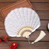 Tassel Pendent Lace Handheld Fans Portable Chinese Fan Elegant Folding Fan Fan  Summer