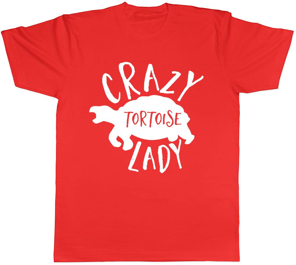 Unisexs Ladies Crazy Tortoise Lady TShirt S