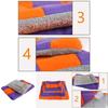 Stripes Pet Bed Cushion With Soft Material For Dogs And Cats All Seasons
