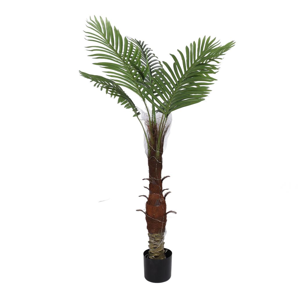 Artificial Lighted Palm Tree 100LED IP65 120cm Light Up Tropical Palm Tree for Pool Beach Yard