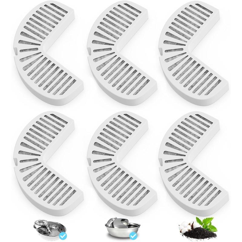 

Cat Water Filter 3 Pack Replacement Filters for Ceramic & Stainless Steel Fountains Automatic Pet Fountain Dog Water Dispenser