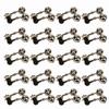20/50PCS Clip On Fishing Rod Alarm Bells Double Spring Clip Bite Alarm Bells  Outdoor Fishing