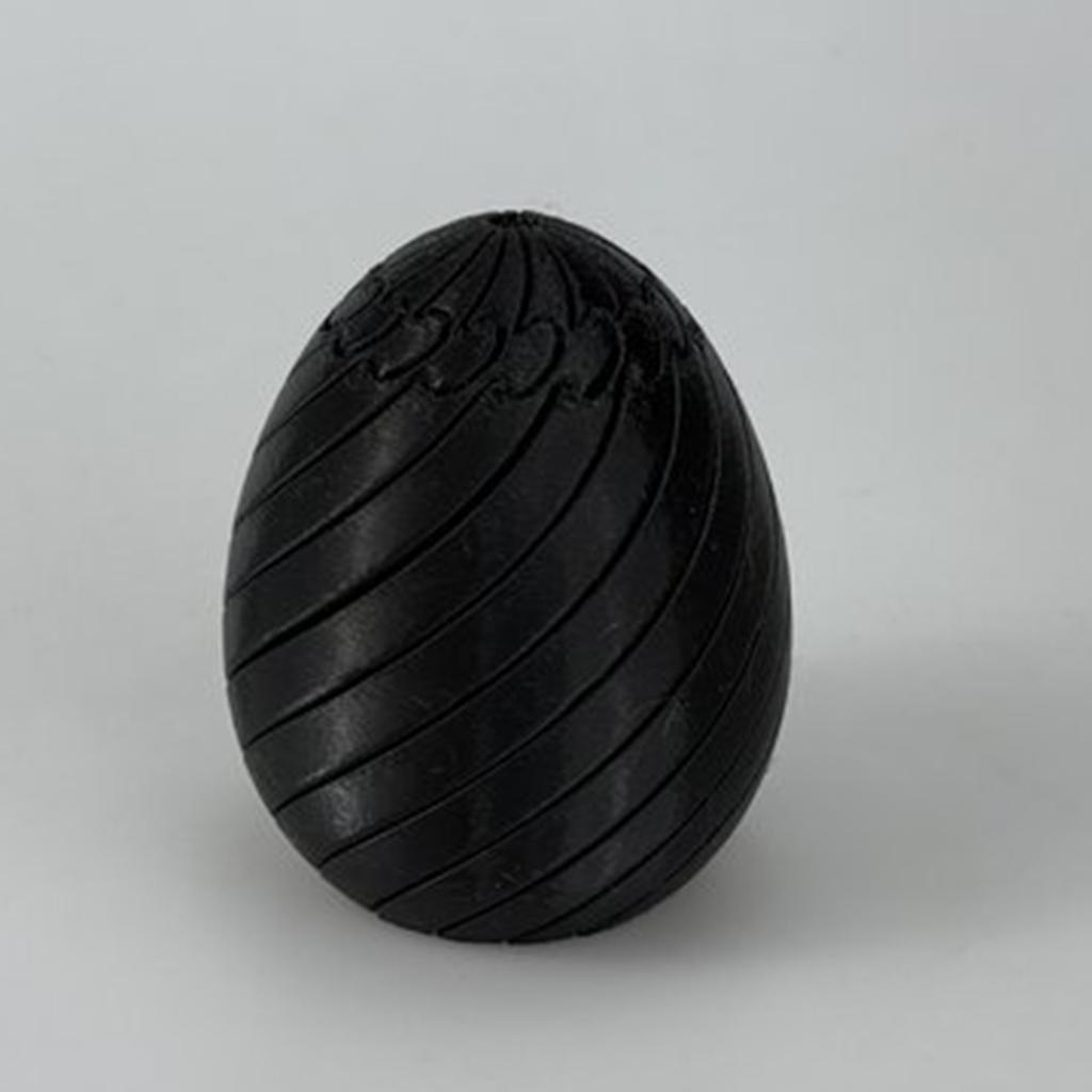 Twisty Fidget Egg 3D Printed Slippery Egg Fidget Easter Egg Toys Basket Stuffers Rotating Fidget Puzzle Toy For Stress Relief