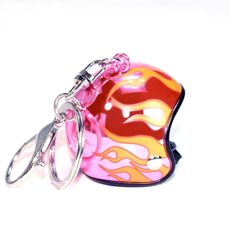 Colorful Exquisite Helmet Keychain & Bag Pendant with Wind-Breaking Duck Head