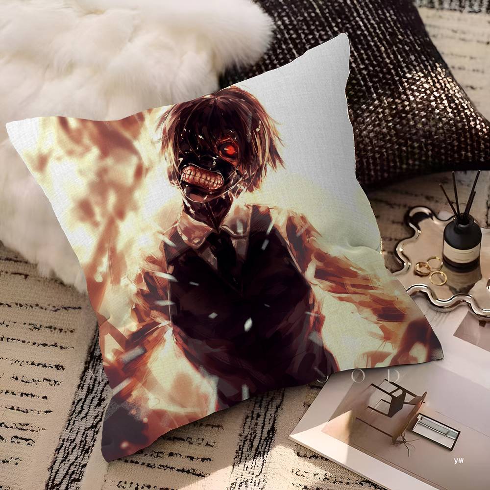 Manga T-Tokyo Ghoul Personalisiertes Bild Text Heimdeko Kissen Haushaltsgeschenke 45x45cm