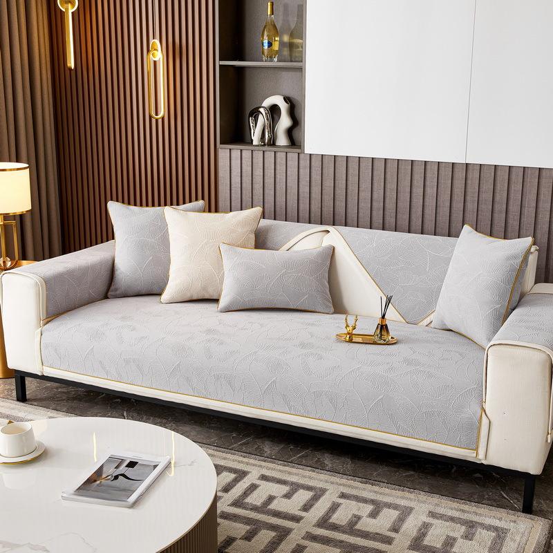 Light Luxury Sofa Cushion Chenille Four Seasons Universal Simple Non-Slip Sofa Cover Towel Cover Cushion