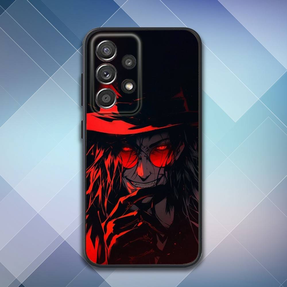 H-HELLSING Comics Phone Case For Samsung S25,S24,S21,S22,S23,S30,Ultra,S20,Plus,Fe,Lite,Note,10,9,5G Black Cover