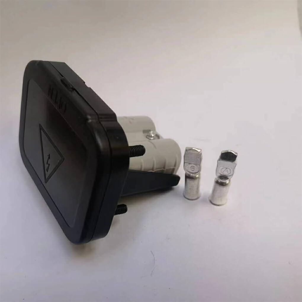 EDHUUJSI Gray Bracket Panel Cover Anderson Plug Connector Anderson Plug Plug Panel Cover Plug Connector Bracket Panel