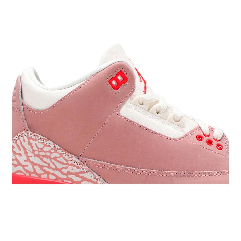 Womens Air Jordan 3 Retro 'Rust Pink' (women's sizes) Sail / Rust Pink / White / Crimson Vintage Basketball Shoes CK9246 600