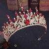 Baroque Bridal Crown Tiara Rhinestone Hair Accessories Princess Crown Wedding Dress Accessories