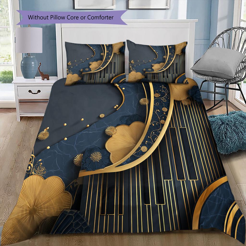 Cartoon Pattern Bedding Quilt Set Quilt Cover Pillowcase Home Decoration Birthday Gift (1 * duvet cover + 2 * pillowcase, without core)