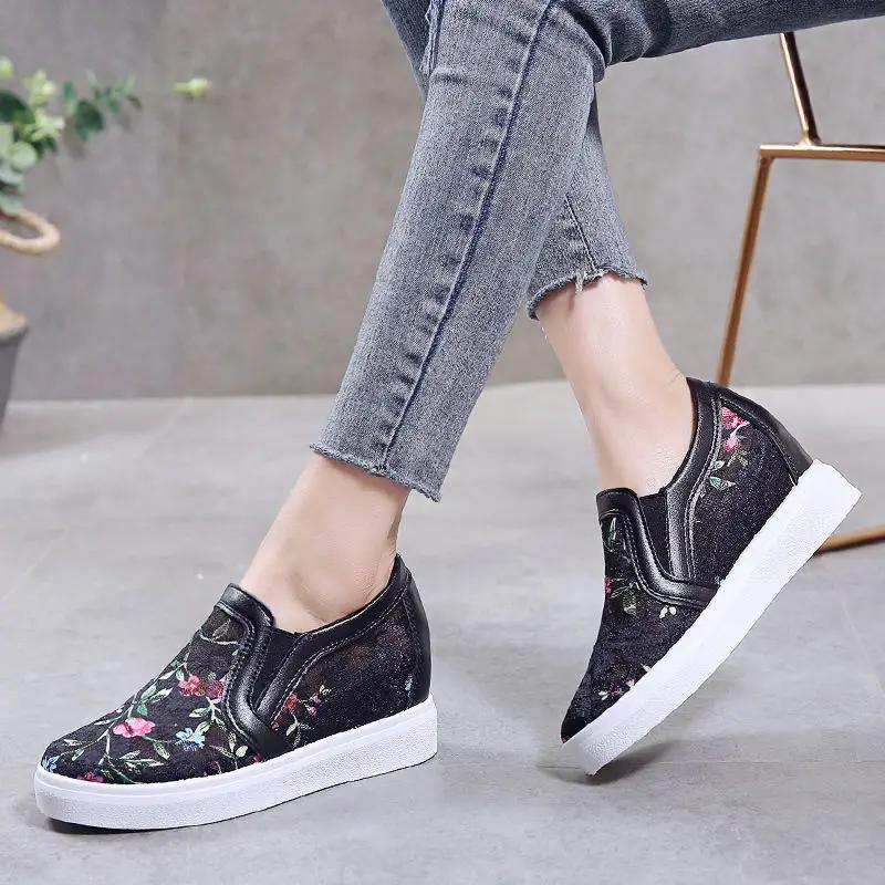 

Эстетичный Дизайнерский Роскошный Цветы Кружево Женская Обувь 39 Повседневная Носка Высокое Качество Предложения 2025 Новые Дешевые Тренд Обувь для Женщин 39