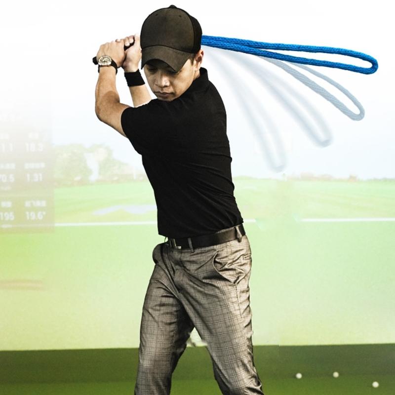 Golf Swing Practice Rope Indoor Golf Training tool Exercise Rope Golf Practice Swing Trainer Golf Club Practice Accessory