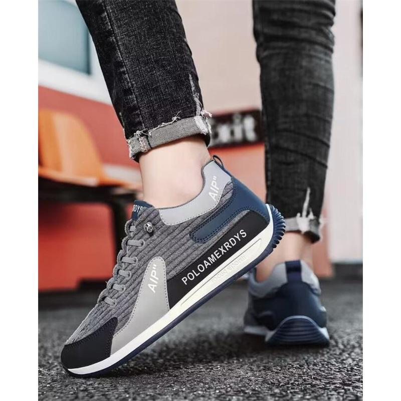Cotton Men's Shoes, Casual Sports, All-match Casual Shoes, Men's Lightweight Flat-bottomed Running Shoes