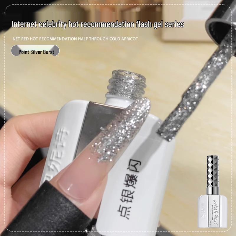 

Гель-лак для ногтей Enni Shi Crushed Diamond Burst Flash - Коллекция Dream Wedding 2025