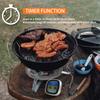 Read Meat Thermometer 40in Probe Wire Digital Oven Safe Food Thermometer for Cooking with Sensitive Color LCD Display for BBQ, Smoker, Grill