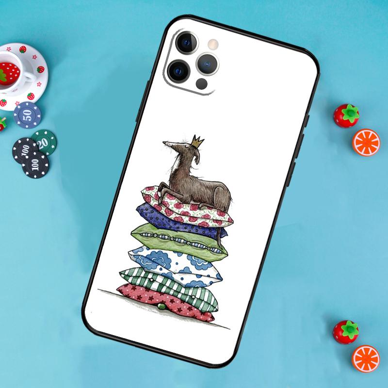 Galgo Greyhound Dog Phone Case For iPhone 17 Air 16 15 14 13 12 11 Pro Max 12 13 mini 15 16 Plus 16e Cover Funda