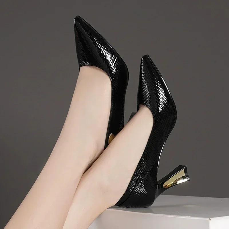 Fashion Fashion Women High Heels Shoes Sexy Pointed Toe Elegant Sandals Woman 2025 New Spring Designer Party Trend Pumps