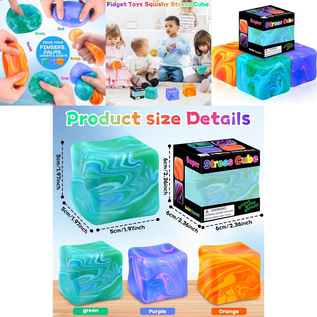 Sensory Development Fidget Puzzle With Soft Tpr Material For Children And Teens