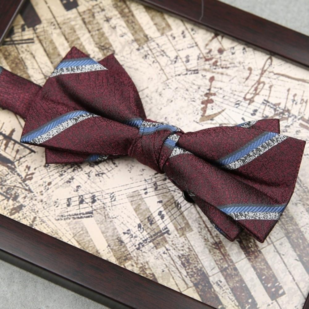 Soft Red Serise Bow Tie Bowknot Bridegroom Groomsman Cravat Creative Men Necktie  Chinese Wedding