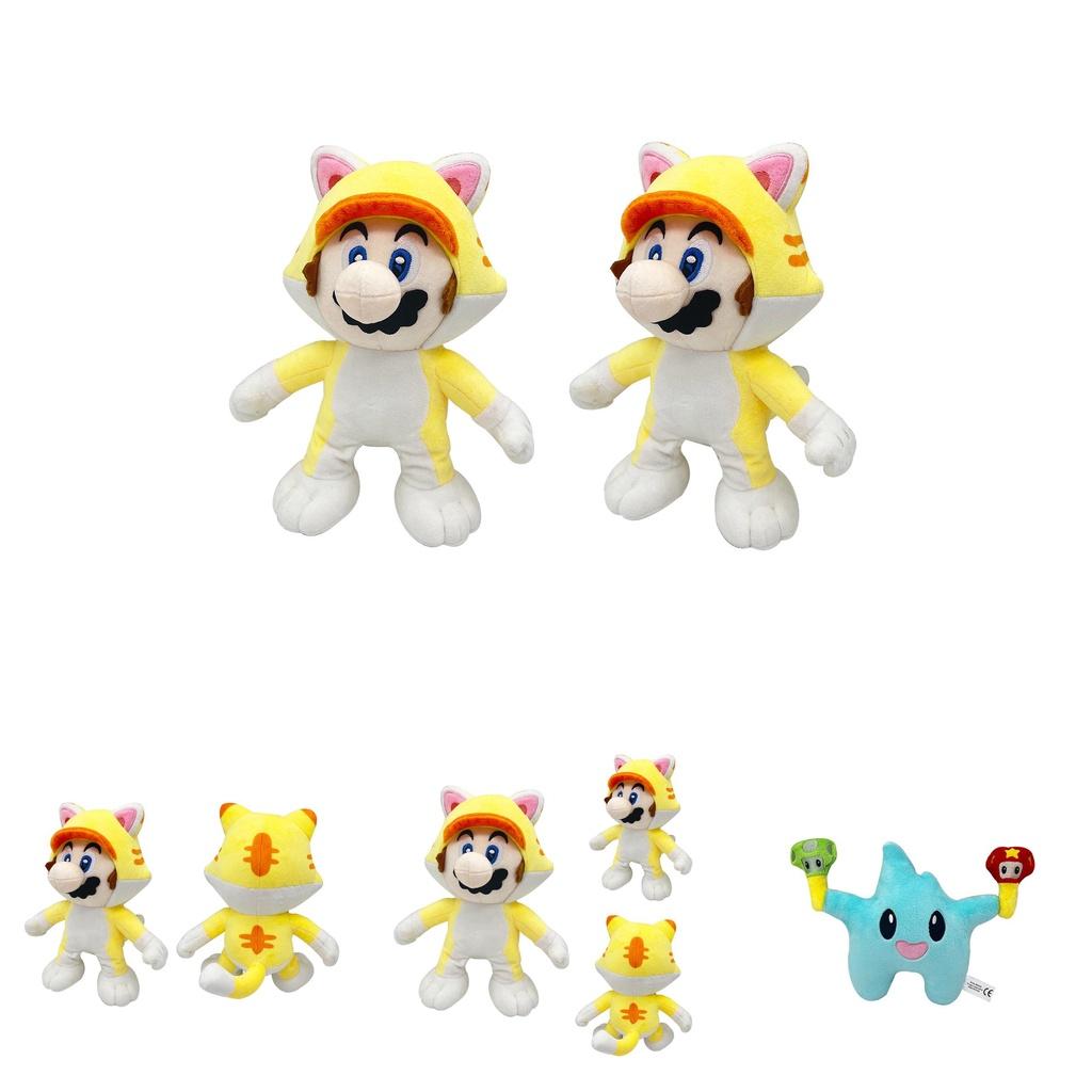 Katzen-Mario Plüschtier Weiches und entzückendes Stofftier für Kinder und Sammler